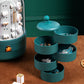 360° Rotating Jewelry Box – Large Jewelry Organizer