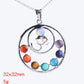 Crystal Chakra Pendant Necklace