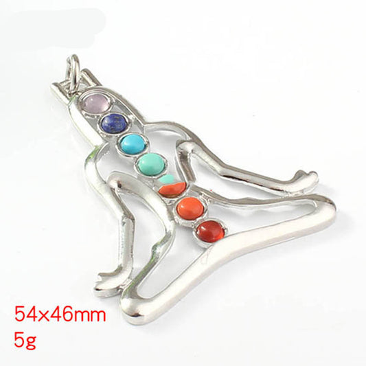 Crystal Chakra Pendant Necklace