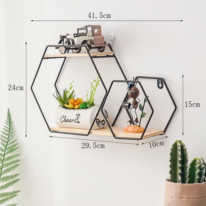 Iron Wall Shelves – Modern Storage & Décor