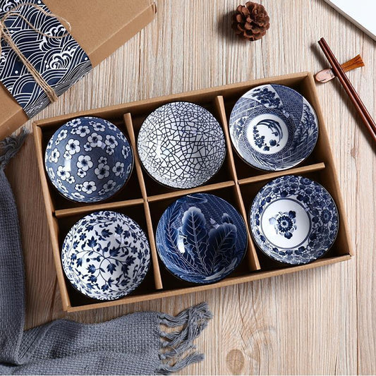 Japanese Ceramic Rice Bowl Gift Set