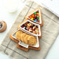 Christmas Tree Ceramic Plates – 4 Pcs Set