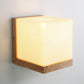 Wooden Wall Lamp – Simple Bedside Light