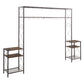 Queen Bed Frame with Storage & 2 Nightstands