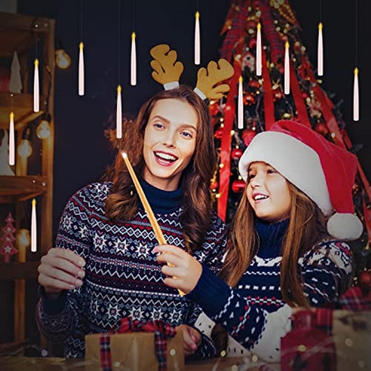 Flameless Flickering Candles with Magic Wand Remote