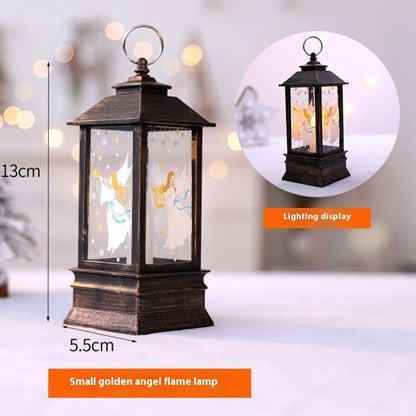 Santa Claus LED Oil Lamp – Portable Christmas Light