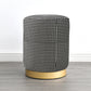 Nordic Round Ottoman – Low Sofa Stool