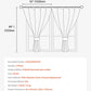 Natural Linen Curtains – 2 Panels, Light Filtering