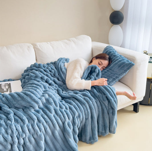 Bubble Velvet Rabbit Blanket – Soft & Warm Throw