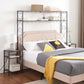 Queen Bed Frame with Storage & 2 Nightstands