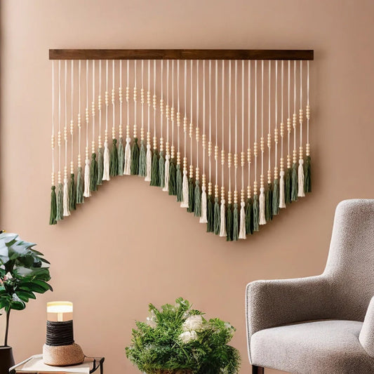 Boho Woven Wall Hanging – Handmade Home Décor