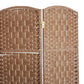 6-Panel Wicker Room Divider