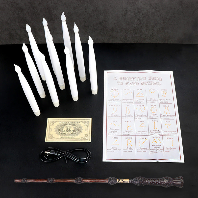 Flameless Flickering Candles with Magic Wand Remote