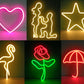 LED Neon Hanging Wall Lights – Decorative Glow
