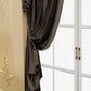 European Luxury Black Velvet Curtains