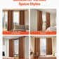 Natural Linen Curtains – 2 Panels, Light Filtering