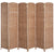 6-Panel Wicker Room Divider