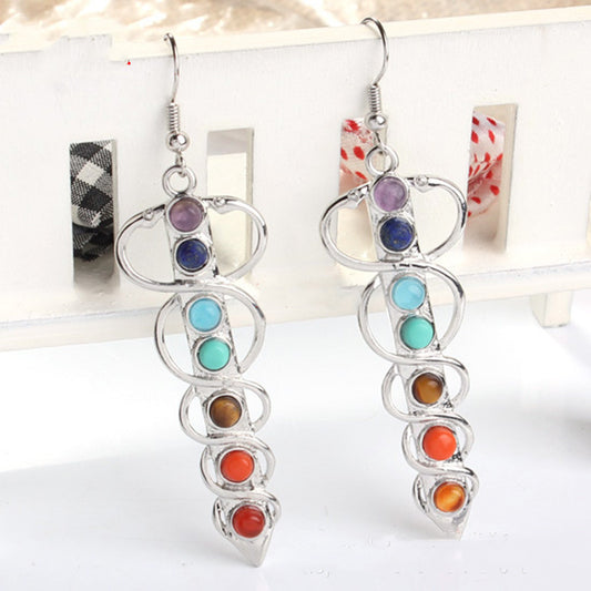 Crystal Chakra Pendant Necklace