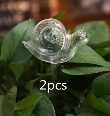 Glass Self-Watering Bird Feeder – Automatic Watering Can