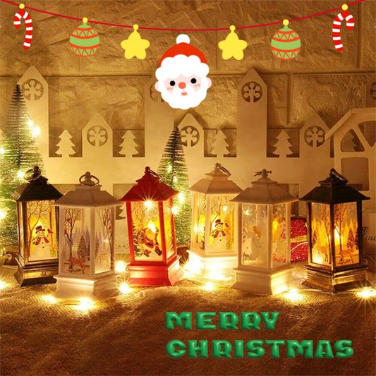 Santa Claus LED Oil Lamp – Portable Christmas Light