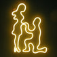 LED Neon Hanging Wall Lights – Decorative Glow