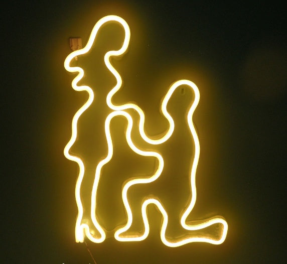 LED Neon Hanging Wall Lights – Decorative Glow