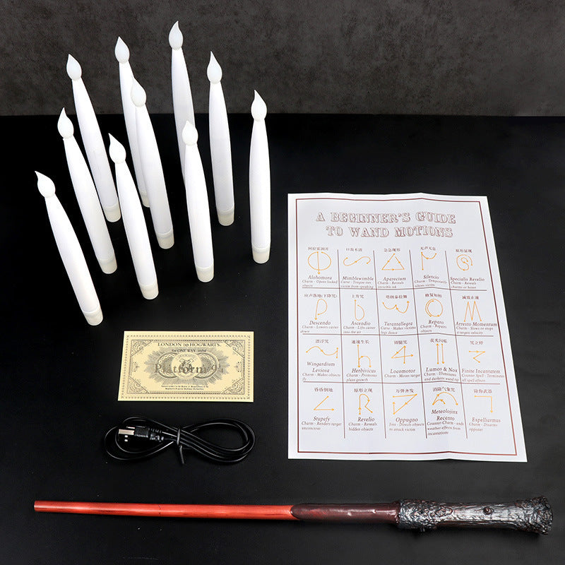 Flameless Flickering Candles with Magic Wand Remote