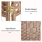 6-Panel Wicker Room Divider