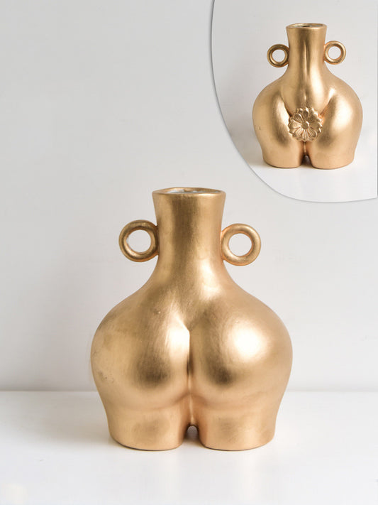 Nordic Human Body Ceramic Vase – Home Décor Accent