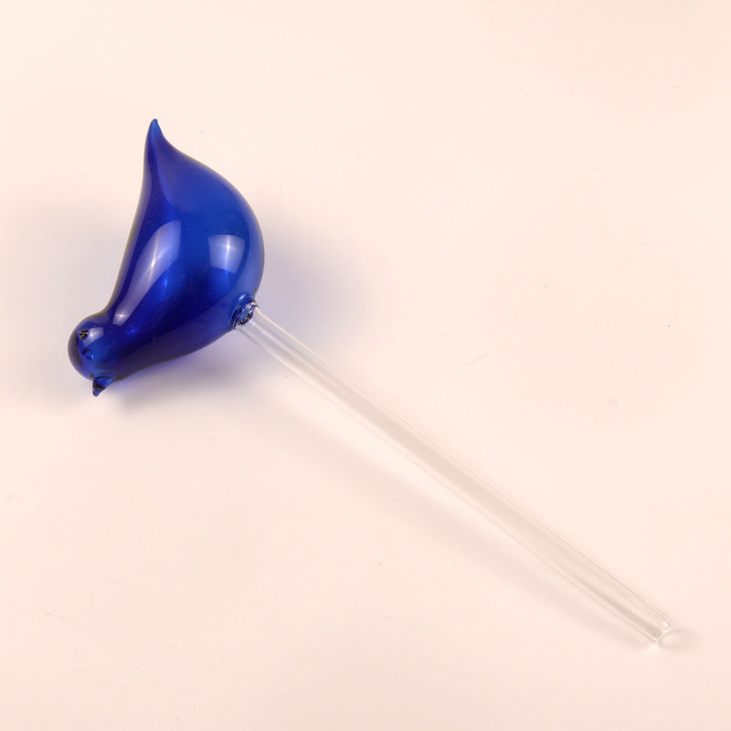Glass Self-Watering Bird Feeder – Automatic Watering Can