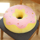 Donut Round Cushion – Fun Cartoon Floor Pillow