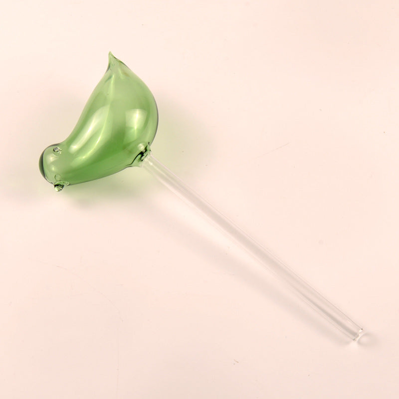 Glass Self-Watering Bird Feeder – Automatic Watering Can