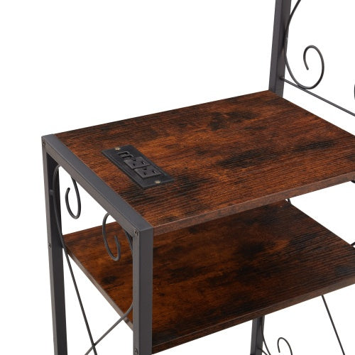 Queen Bed Frame with Storage & 2 Nightstands