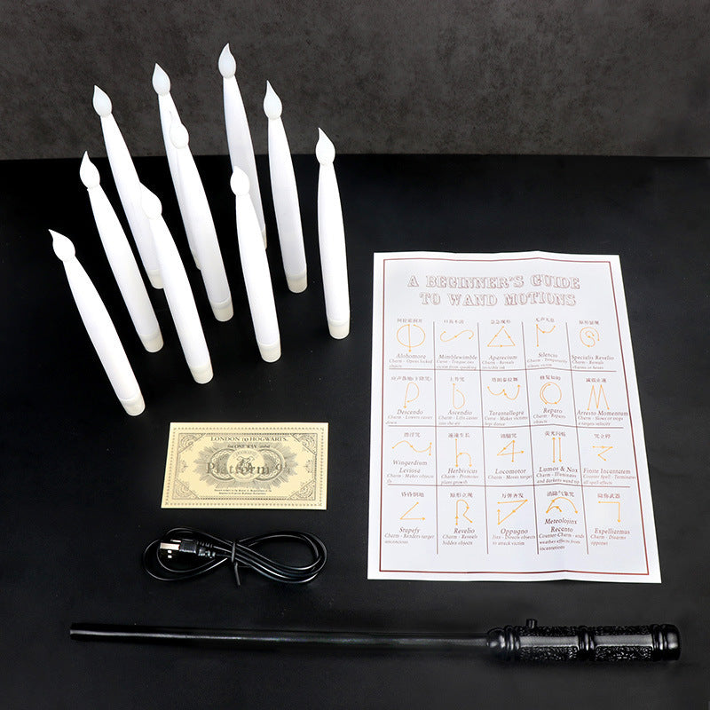 Flameless Flickering Candles with Magic Wand Remote