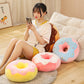 Donut Round Cushion – Fun Cartoon Floor Pillow