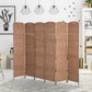 6-Panel Wicker Room Divider