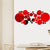 3D Circle Mirror Wall Stickers – Acrylic Décor