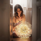 Dandelion Crystal Chandelier – Elegant Lighting Fixture