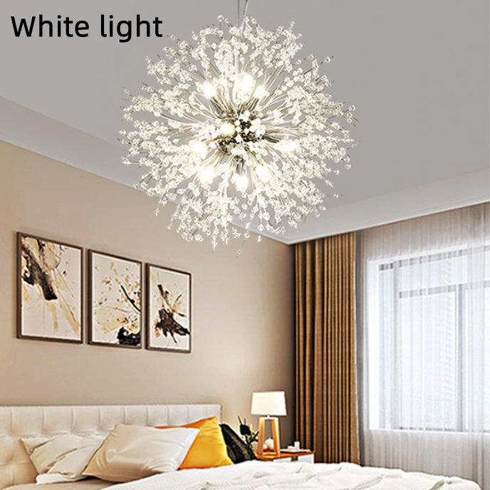 Dandelion Crystal Chandelier – Elegant Lighting Fixture
