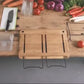 Multi-function cutting board with shelf